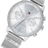 Tommy Hilfiger Blake Diamonds Silver Dial Silver Mesh Bracelet Watch for Women - 1782301 Authentic Buy Shop Now