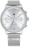 Tommy Hilfiger Blake Diamonds Silver Dial Silver Mesh Bracelet Watch for Women - 1782301 Authentic Buy Shop Now