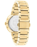 Tommy Hilfiger Joy Analog Gold Dial Gold Steel Strap Watch For Women - 1782536 Authentic Buy Shop Now