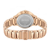 Hugo Boss Signature Gold Dial Gold Stainless Steel Strap Watch for Women - 1502540 Authentic Buy Shop Now