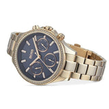 Hugo Boss Hera Blue Dial Gold Steel Strap Watch for Women - 1502566 Authentic Buy Shop Now