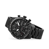 Hugo Boss Pilot Edition Chronograph Black Dial Black Steel Strap Watch for Men - 1513854 Authentic Buy Shop Now