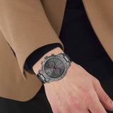 Hugo Boss Allure Chronograph Grey Dial Grey Steel Strap Watch for Men - 1513924 Authentic Buy Shop Now