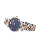 Emporio Armani Gianni T Bar Quartz Blue Dial Two Tone Steel Strap Watch For Women - AR11222 Authentic Buy Shop Now