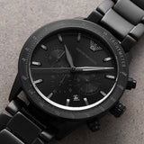 Emporio Armani Mario Chronograph Black Dial Black Steel Strap Watch For Men - AR11242 Authentic Buy Shop Now
