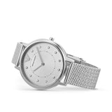 Emporio Armani Kappa Silver Dial Silver Mesh Bracelet Watch For Women - AR11128 Authentic Buy Shop Now