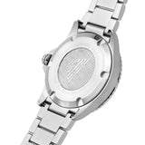 Emporio Armani Three Hand Green Dial Silver Steel Strap Watch For Men - AR11338 Authentic Buy Shop Now