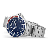 Emporio Armani Diver Quartz Blue Dial Silver Steel Strap Watch For Men - AR11339 Authentic Buy Shop Now