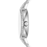 Emporio Armani Cleo Crystals Mother Of Pearl Dial Silver Steel Strap Watch For Women - AR11484 Authentic Buy Shop Now
