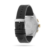 Emporio Armani Claudio Chronograph Silver Dial Black Leather Strap Watch For Men - AR11498 Authentic Buy Shop Now