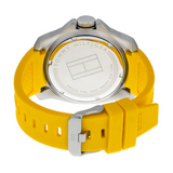 Tommy Hilfiger Windsurf White Dial Yellow Rubber Strap Watch for Men - 1791115 Authentic Buy Shop Now