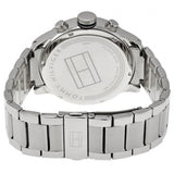 Tommy Hilfiger Jackson Quartz Black Dial Silver Steel Strap Watch for Men - 1791243 Authentic Buy Shop Now