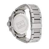 Tommy Hilfiger Jackson Quartz Black Dial Silver Steel Strap Watch for Men - 1791243 Authentic Buy Shop Now