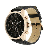 Tommy Hilfiger Dean Chronograph Quartz Black Dial Black Leather Strap Watch for Men - 1791273 Authentic Buy Shop Now
