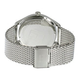 Tommy Hilfiger Oliver Quartz Blue Dial Silver Mesh Bracelet Watch for Men - 1791302 Authentic Buy Shop Now