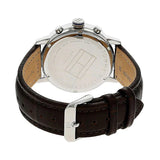 Tommy Hilfiger Aiden Quartz Black Dial Brown Leather Strap Watch for Men - 1791309 Authentic Buy Shop Now