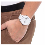Tommy Hilfiger Denim White Dial White Rubber Strap Watch for Men - 1791324 Authentic Buy Shop Now