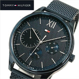 Tommy Hilfiger Damon Quartz Blue Dial Blue Mesh Bracelet Watch for Men - 1791421 Authentic Buy Shop Now