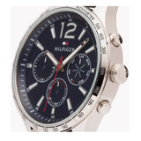 Tommy Hilfiger Gavin Blue Dial Blue Leather Strap Watch for Men - 1791468 Authentic Buy Shop Now