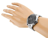 Tommy Hilfiger Chase Quartz Grey Dial Silver Mesh Bracelet Watch For Men - 1791484 Authentic Buy Shop Now