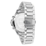 Tommy Hilfiger Jackson Chronograph Blue Dial Silver Steel Strap Watch for Men - 1791242 Authentic Buy Shop Now