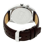 Tommy Hilfiger Shawn Multifunction Grey Dial Brown Leather Strap Watch for Men - 1791615 Authentic Buy Shop Now