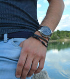 Tommy Hilfiger Decker Grey Dial Brown Leather Strap Watch for Men - 1791562 Authentic Buy Shop Now