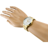 Tommy Hilfiger Hunter White Dial Gold Steel Strap Watch for Men - 1791609 Authentic Buy Shop Now