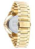 Tommy Hilfiger Hunter White Dial Gold Steel Strap Watch for Men - 1791609 Authentic Buy Shop Now