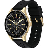 Tommy Hilfiger Austin Black Dial Black Rubber Strap Watch for Men - 1791636 Authentic Buy Shop Now