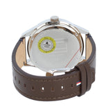 Tommy Hilfiger Austin Grey Dial Brown Leather Strap Watch for Men - 1791637 Authentic Buy Shop Now