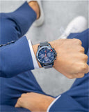 Tommy Hilfiger Mason Blue Dial Blue Steel Strap Watch for Men - 1791789 Authentic Buy Shop Now