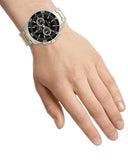 Tommy Hilfiger Jordon Chronograph Black Dial Two Tone Steel Strap Watch For Men - 1792095 Authentic Buy Shop Now