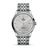 Tudor 1926 Automatic Diamonds Silver Dial Silver Steel Strap Watch for Men - M91650-0003 Authentic Buy Shop Now