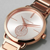 Michael Kors Portia Rose Gold Dial Rose Gold Steel Strap Watch for Women - MK3640 Authentic Buy Shop Now