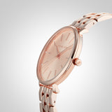 Michael Kors Pyper Three-Hand Rose Gold Dial Rose Gold Steel Strap Watch For Women - MK3897 Authentic Buy Shop Now