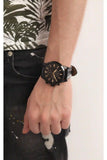 Fossil Goodwin Chronograph Black Dial Black Leather Strap Watch for Men - FS5585 Authentic Buy Shop Now