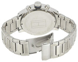 Tommy Hilfiger Jackson Chronograph Blue Dial Silver Steel Strap Watch for Men - 1791242 Authentic Buy Shop Now