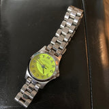 Marc Jacobs Henry Yellow Dial Silver Steel Strap Watch for Women - MBM3201 Authentic Buy Shop Now