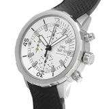 IWC Aquatimer Chronograph White Dial Black Rubber Strap Watch for Men - IW376801 Authentic Buy Shop Now
