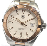 Tag Heuer Aquaracer Quartz White Dial Silver Strap Watch for Men - WAY1150.BD0911 Authentic Buy Shop Now