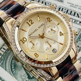 Michael Kors Blair Gold Dial Two Tone Steel Strap Watch for Women - MK6094 Authentic Buy Shop Now