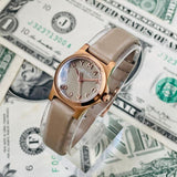 Marc Jacobs Henry Dinky Grey Dial Grey Leather Strap Watch for Women - MBM1239 Authentic Buy Shop Now