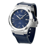 Salvatore Ferragamo F-80 Classic Blue Dial Blue Leather Strap Watch for Men - SFDT00319 Authentic Buy Shop Now