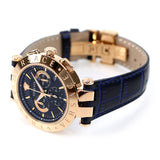 Versace Race GMT Blue Dial Blue Leather Strap Watch For Men - 29G70D282 Authentic Buy Shop Now