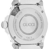 Gucci Dive Quartz White Dial White Rubber Strap Watch For Men - YA136330 Authentic Buy Shop Now