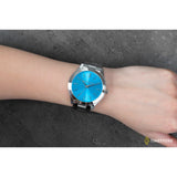 Michael Kors Runway Blue Dial Silver Steel Strap Watch for Women - MK3292 Authentic Buy Shop Now