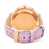 Swarovski Octea Lux Chrono Purple Dial Purple Leather Strap Watch for Women - 5632263 Authentic Buy Shop Now