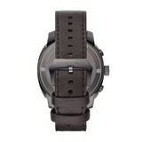 Emporio Armani Delta Chronograph Brown Dial Brown Leather Strap Dial Watch For Men - AR6055 Authentic Buy Shop Now