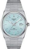 Tissot PRX Powermatic 80 Ice Blue Tiffany Dial Silver Steel Strap Watch for Men - T137.407.11.351.00 Authentic Buy Shop Now